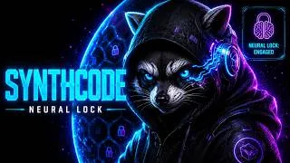 Thumbnail: Neural Lock · Unbreakable Focus | Dark Synthwave for Late Night Coding, Deep Work & Peak Performance