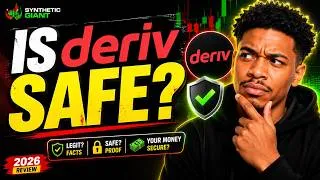 Thumbnail: Is Deriv Legit & Safe? Deriv Review 2026 for Beginners