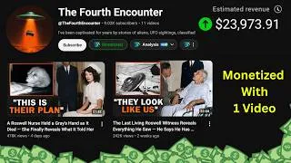 Thumbnail: How I Make Viral Aliens & UFO Documentry Videos Only Using AI