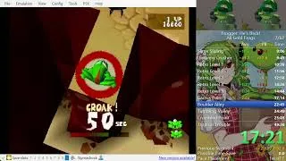 Thumbnail: Frogger (PS1) - All Gold Frogs Speedrun in 44:36