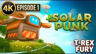Thumbnail: Solarpunk Gameplay Episode 1 | 4K No Commentary (T-Rex Fury)