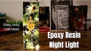 Thumbnail: Cozy Winter Resin Art! (Easy To Make Epoxy Night Light for Beginners)