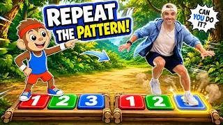 Thumbnail: Kids Jumping Game | Repeat the Pattern! 🎵 (w/ Mr. Wayno)