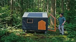 Thumbnail: I built the world's smallest house, It includes a toilet, shower, and kitchen!