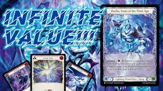 Thumbnail: BEST Wizard in Flesh and Blood History | Gameplay + Decktech | Omens of the Third Age Oscilio | FAB
