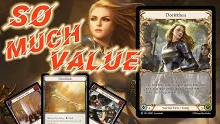 Thumbnail: She’s about to get SO MUCH BETTER!!! | Gameplay + Decktech | SAGE | Flesh and Blood TCG