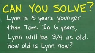 Thumbnail: This Simple Age Problem Is Harder Than It Looks — Can You Solve It?