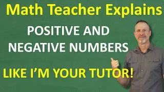 Thumbnail: Positive and Negative Numbers Made Easy | Basic Math & Algebra Review