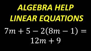 Thumbnail: Back to School Algebra Review | How to Solve Linear Equations