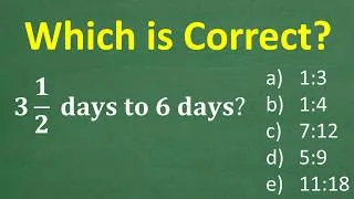 Thumbnail: Can You Solve This BASIC Ratio Problem? A Smart Multiple-Choice Test Strategy
