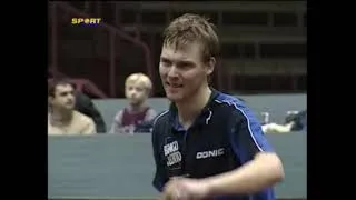 Thumbnail: Table tennis Chuan Chih - Peter Karlsson Zagreb 2003