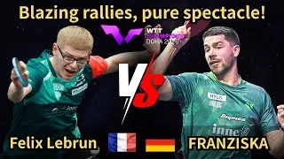 Thumbnail: Blazing rallies, pure spectacle!｜Felix Lebrun vs Patrick FRANZISKA