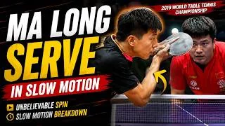 Thumbnail: Ma Long serve in slow motion (2019 World Table Tennis Championship)