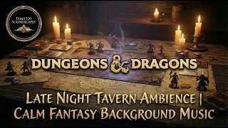Thumbnail: Dungeons & Dragons – Late Night Tavern Ambience | Calm Fantasy Background Music