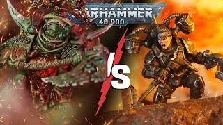 Thumbnail: Death Guard vs Astra Militarum | Warhammer 40k Battle Report