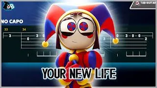 Thumbnail: Your New Life - The Amazing Digital Circus Ep. 9: Remember Ending Theme | Easy Guitar Tab Tutorial