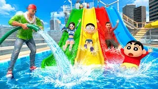 Thumbnail: 🏊😱 JACK BUILT A MASSIVE SWIMMING POOL AT HIS HOUSE! 🔥💦 | Indian Theft Auto Simulator