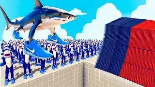 Thumbnail: 200x TRALALERO TRALALA + 1x GIANT vs EVERY GOD - Totally Accurate Battle Simulator TABS