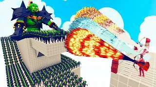 Thumbnail: 100x ORC + 2x GIANT vs 3x EVERY GOD - Totally Accurate Battle Simulator TABS