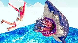 Thumbnail: JUMP INTO A SHARK'S MOUTH | TABS - Totally Accurate Battle Simulator