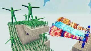 Thumbnail: 100x ZOMBIE + GIANT ZOMBIE vs 3x EVERY GOD - Totally Accurate Battle Simulator TABS