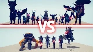 Thumbnail: Misty Forest Team vs Warhammer Necrons | TABS - Totally Accurate Battle Simulator