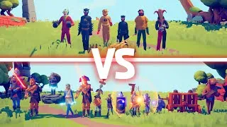 Thumbnail: DC COMICS Team vs DLC ANCIENT Team | TABS - Totally Accurate Battle Simulator