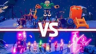 Thumbnail: HOLIDAY TEAM vs NEON TEAM | TABS - Totally Accurate Battle Simulator