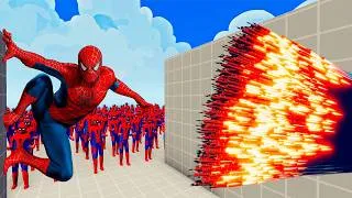 Thumbnail: 100x SPIDER MAN  + 1x GIANT vs 1x EVERY GOD   Totally Accurate Battle Simulator TABS