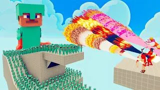 Thumbnail: 100x MINECRAFT DIAMOND + 1x GIANT vs 3x EVERY GOD   Totally Accurate Battle Simulator TABS