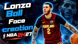 Thumbnail: Lonzo Ball face creation on NBA 2k27