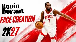 Thumbnail: Kevin Durant face creation on NBA 2k27
