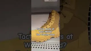 Thumbnail: Tactical Boots at Walmart? Is this a joke or are they ok for the price? We will see soon!  #walmart