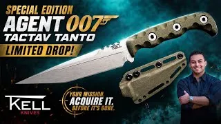 Thumbnail: DEADLY Tkell Agent 007 TacTav Tanto Returns! Special Edition + EDC Knife Comparison