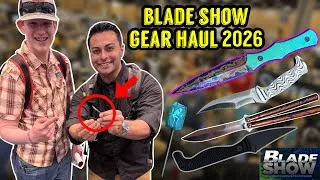 Thumbnail: Epic Haul! What I Got At Blade Show 2026 | Insane Custom Knives, EDC, & Rare Finds! 