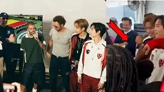 Thumbnail: 🔴 At Taehyung's Meeting with Justin Bieber... A Little Boy Gave Him the Sweetest Hug! 😭💜