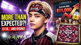 Thumbnail: 🔴 1 Minute Ago! Taehyung's FIFA Scarf SHATTERED Expectations at Christie's Auction! 😱🔥
