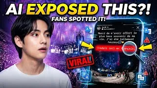 Thumbnail: 🔴 Taehyung's Latest French Post Goes Viral... But AI Got It Wrong?! 😭💜