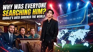 Thumbnail: 🔴 Google Revealed It! Taehyung Was the Most Searched... Even Beckham, Tom Cruise & Justin Bieber?! 😱
