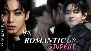 Thumbnail: 𝙈𝙮 𝙍𝙤𝙢𝙖𝙣𝙩𝙞𝙘 𝙎𝙩𝙪𝙙𝙚𝙣𝙩 💋 (Jungkook b'day special 🎊 ) oneshot / Movie #bts #btsarmy #taekookff