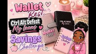 Thumbnail: ✨Unstuffing and Cash Stuffing My Wallet ✨| Ctrl+ Alt+ Defeat My Loans Challenge | Savings Challenge