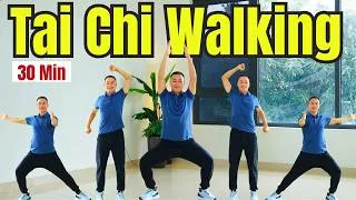 Thumbnail: 30-Min Gentle Tai Chi Walking Workout 🔥 Burn Fat, Improve Flexibility & Relax Your Whole Body