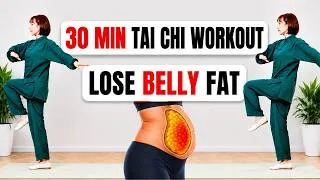Thumbnail: 30 Min Tai Chi for Belly Fat & Weight Loss | Beginner Friendly, No Jump Workout