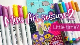 Thumbnail: Mini Art Session for Busy Days, Part 2 | A Quick Creative Escape 🎨💕