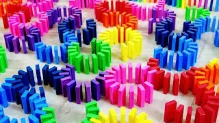 Thumbnail: RAINBOW Dominoes Compilation | 20 Minutes Of Dominoes