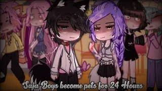 Thumbnail: «Saja Boys Become Pets for 24 Hours»||ft: Huntrix|| K-pop Demon Hunter|| gacha club