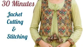 Thumbnail: 15 Years Girl Jacket Cutting and Stitching | Easy Tailoring Tutorial | Tailor Siri 