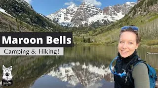 Thumbnail: Relaxing Maroon Bells Hike & Where to Camp  |  Crater Lake Trail