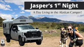 Thumbnail: What's That Smell?!  | Jasper's 1st Night in the Truck Camper & Colorado Camping Changes