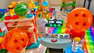 Thumbnail: Marble Run Race 🌟 Non-stop marble racing on the rainbow course! A battle you won't want to miss!